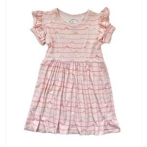 Sweet P Baby Co Pink Sunset Girls Twirl Dress  2T NWT